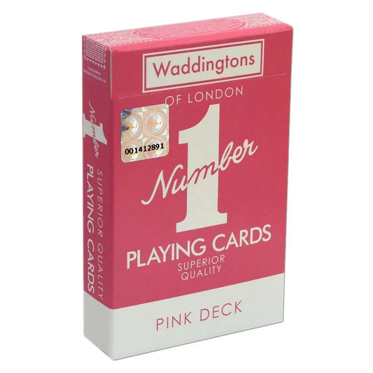 Waddingtons Number1 Playing Cards Pink