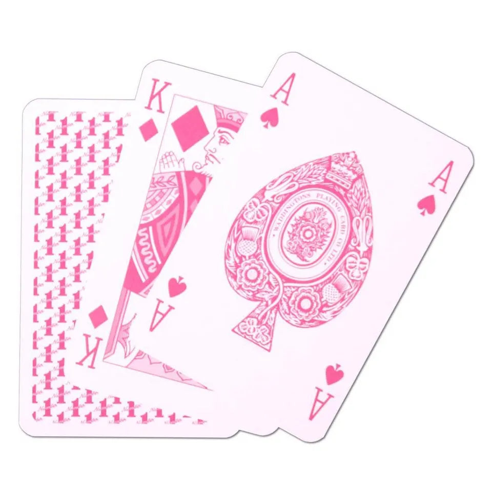 Waddingtons Number1 Playing Cards Pink