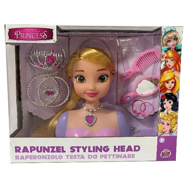 Grandi Giochi Princess Styling Head Rapunzel