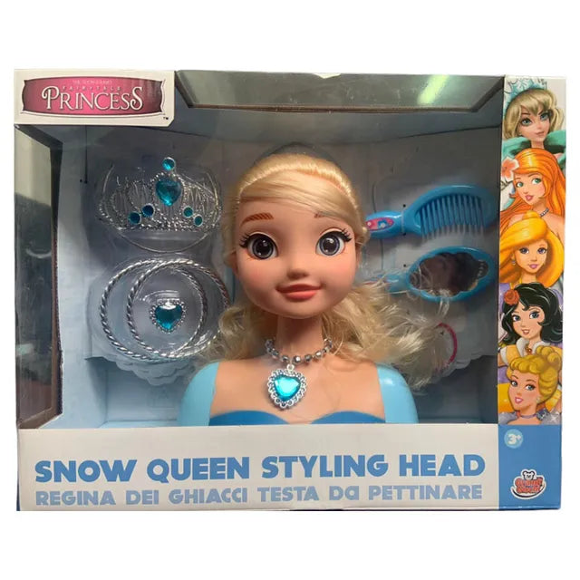 Grandi Giochi Princess Styling Head Snow Queen