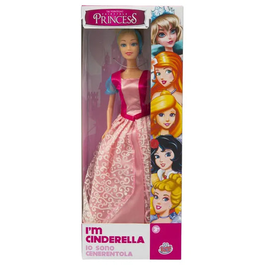 Grandi Giochi Princess Fairy Doll Cinderella 30cm