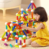 Mideer Rainbow Magnetic Sticks - 60pcs