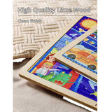 Mideer Wooden Puzzle Board Woodlands - 100pcs