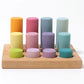 Grimm's Stacking Game Small Pastel Rollers