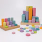 Grimm's Stacking Game Small Pastel Rollers