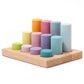 Grimm's Stacking Game Small Pastel Rollers