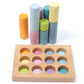 Grimm's Stacking Game Small Pastel Rollers