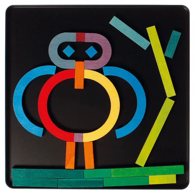 Grimm's Magnet Puzzle Letter Shapes