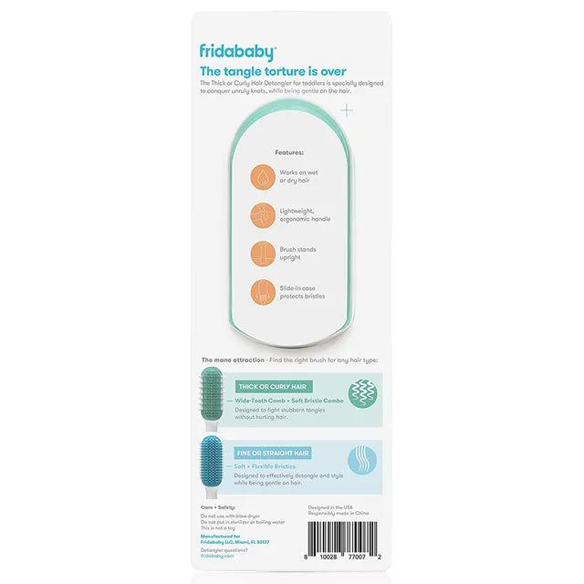 Frida Baby - Thick or Curly Hair Detangling Kids Brush - Laadlee