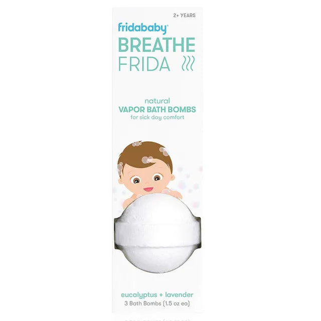 Frida Baby - BreatheFrida - Natural Vapor Bath Bombs - Pack Of 3 - Laadlee