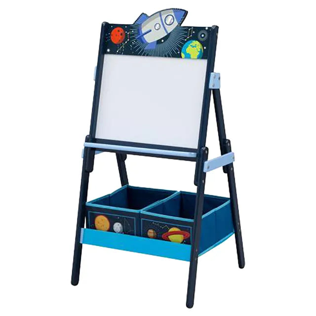 Delta Children Space Adventures Wooden Activity Easel With Storage