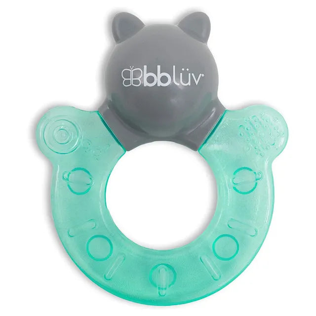 Bbluv Gumi Freezable Teething Toy Raccon - Aqua - Laadlee