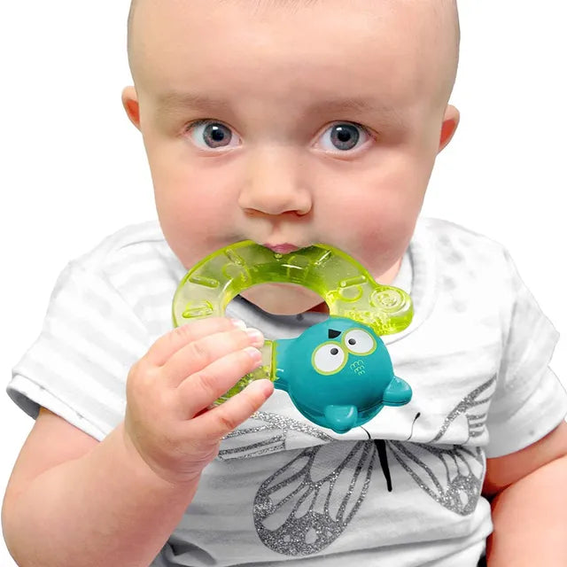 Bbluv Gumi Freezable Teething Toy Owl - Lime - Laadlee