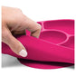 Bbluv Yumi Anti-Spill Silicone Plate & Spoon Set - Pink - Laadlee