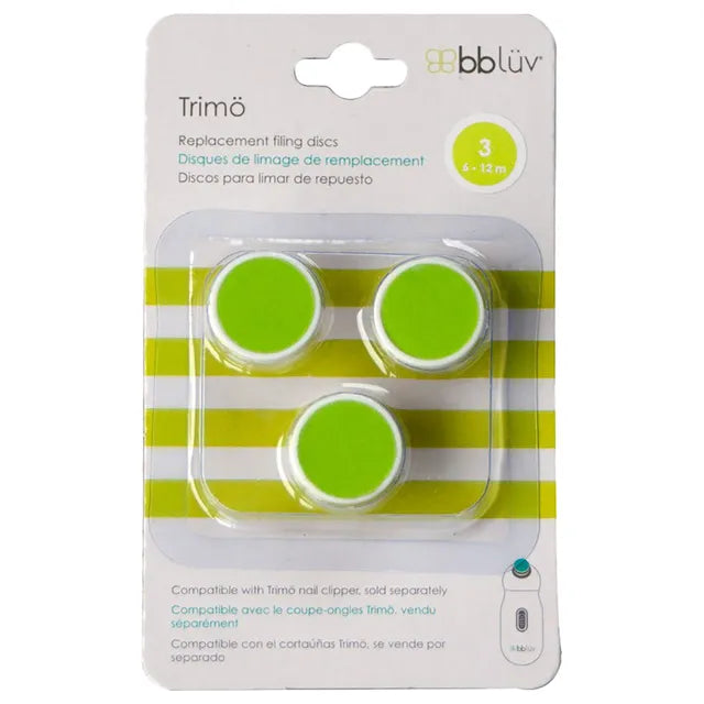 Bbluv Trimo Replacement Filing Dics Step 3 -Pack of 3 - Green - Laadlee