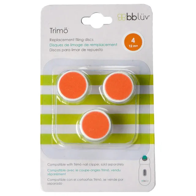 Bbluv Trimo Replacement Filing Dics Step 4 -Pack of 3 - Orange - Laadlee