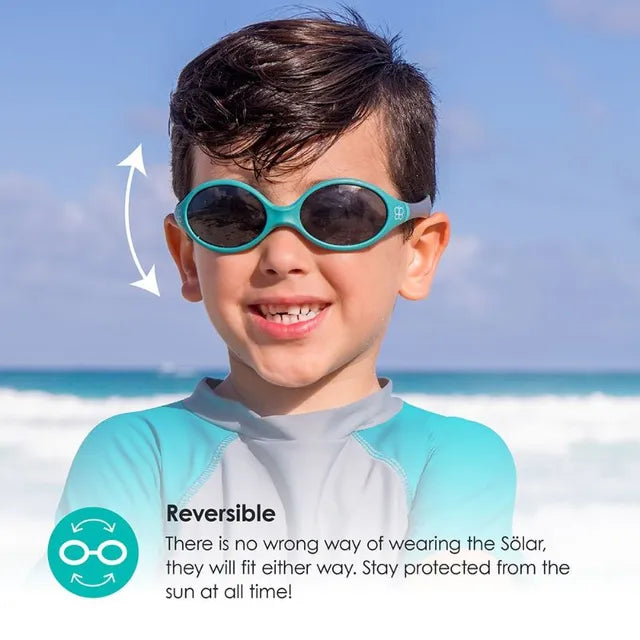 Bbluv Solar Unbreakable Kid Sunglasses - Aqua - Laadlee