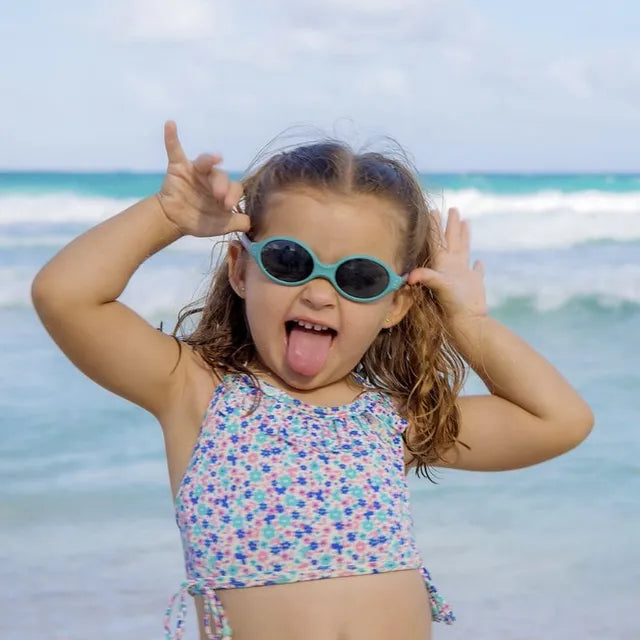 Bbluv Solar Unbreakable Kid Sunglasses - Aqua - Laadlee