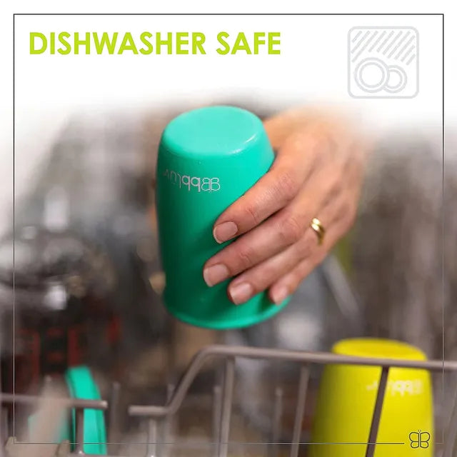 Bbluv Kup Convertible Silicone Sippy Cup - Lime - Laadlee