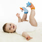 Bbluv Duo Foot Finders Socks with Rattle - Owl And Fox - Laadlee