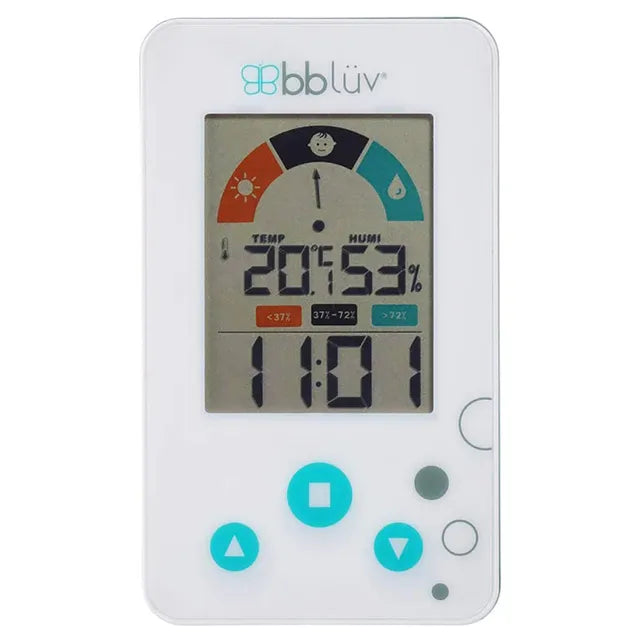 Bbluv Igro 2 In 1 Digital Thermometer For Baby's Room - White - Laadlee