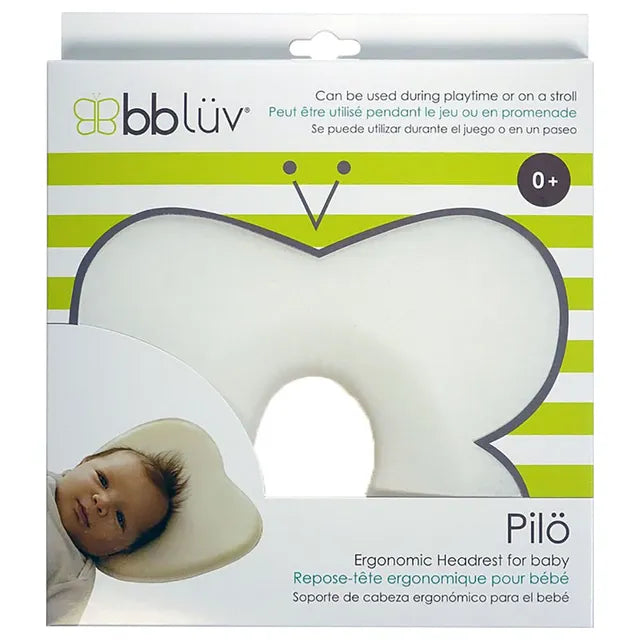 Bbluv Pilo Ergonomic Head Rest - Ivory - Laadlee