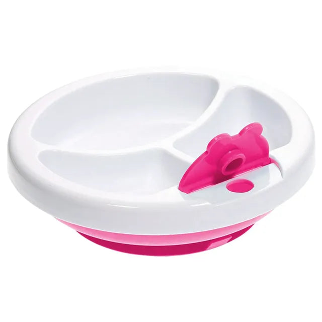 Bbluv Plato - Warm Feeding Plate - Pink - Laadlee