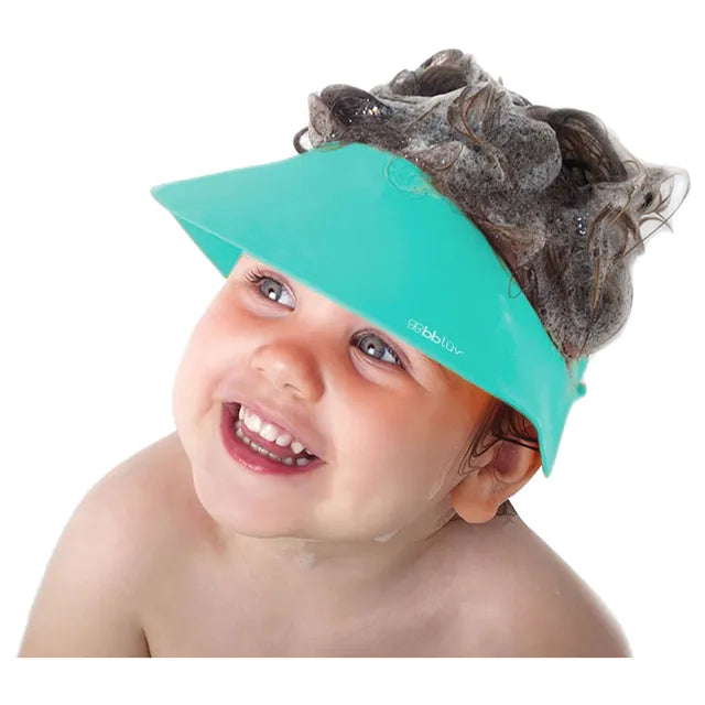 Bbluv Kap Silicone Shampoo Repellant Cap - Aqua - Laadlee