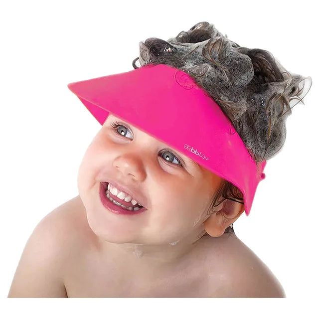 Bbluv Kap Silicone Shampoo Repellant Cap - Pink - Laadlee