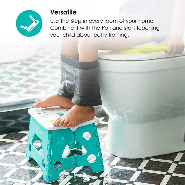 Bbluv Step Foldable Step Stool - Lime - Laadlee