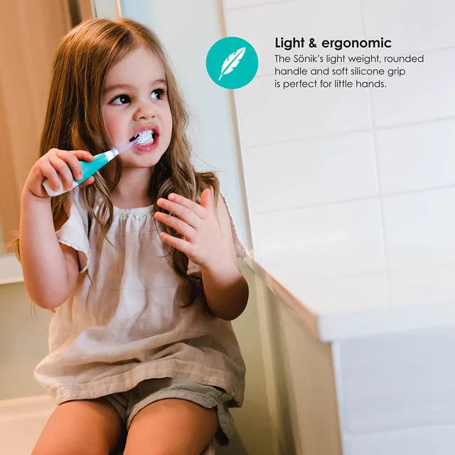 Bbluv Sonik 2 Stage Sonic Toothbrush - Blue - Laadlee