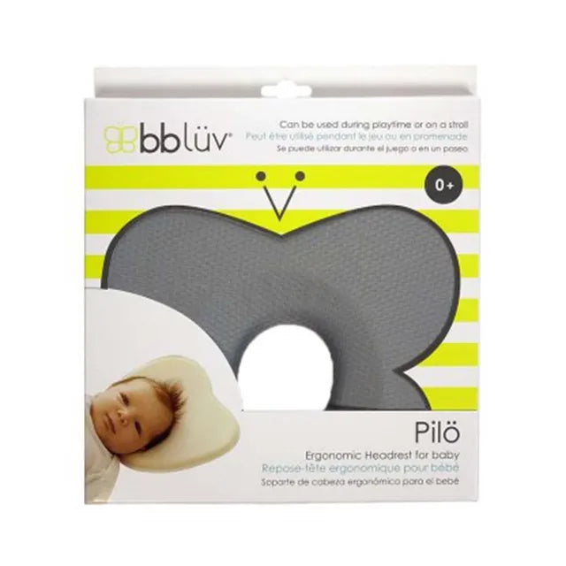 Bbluv Pilo Ergonomic Head Rest - Grey - Laadlee