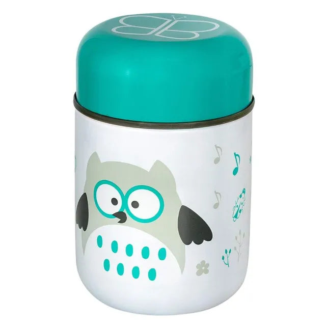 Bbluv Thermal Food Container With Spoon And Bowl - Aqua