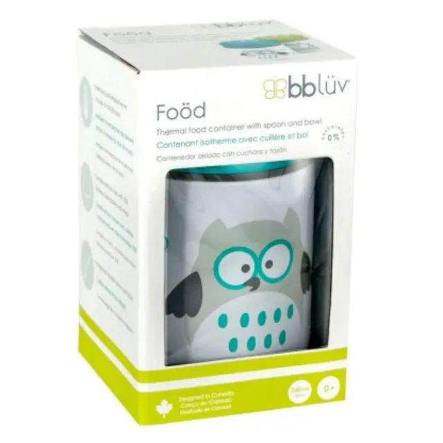 Bbluv Thermal Food Container With Spoon And Bowl - Lime Green - Laadlee