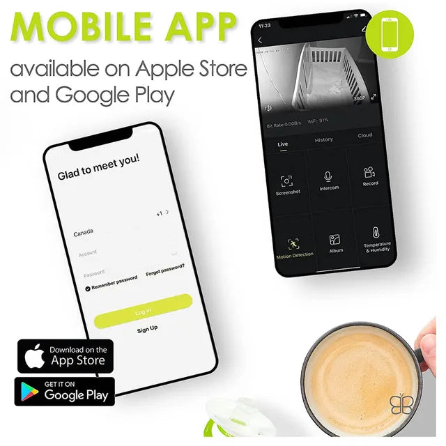 Bbluv Viyu Wi-Fi Hd Video Baby Monitor - Laadlee