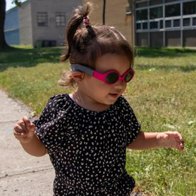 Bbluv Solar Mini Unbreakable 2-Step Evolving Sunglasses - Lime - Laadlee