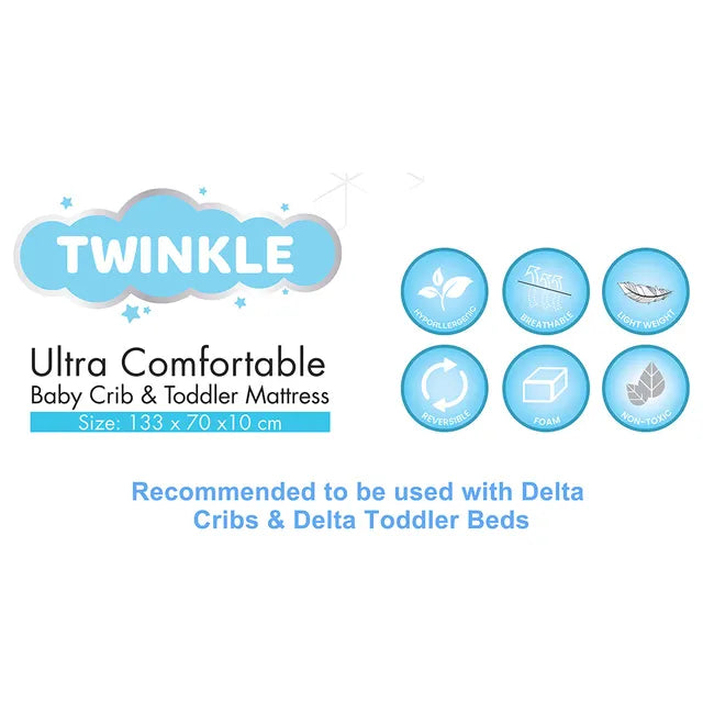 Delta Children Twinkle Toddler Mattress For Delta Kids Beds