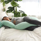 Pharmedoc C-Shape Pregnancy Pillow With Jersey Cover - Mint - Laadlee