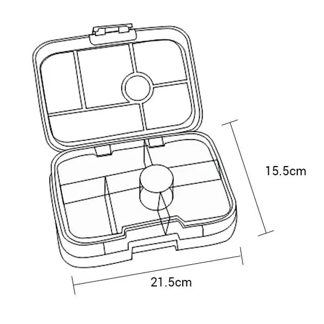 Yumbox 6 Compartment Lunch Box - Lila Purple