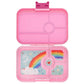 Yumbox Tapas 4 Compartment Rainbow Lunch Box - Capri Pink