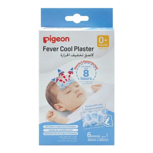 Pigeon Fever Cool Plaster For Baby'S Forehead - Pack of 6