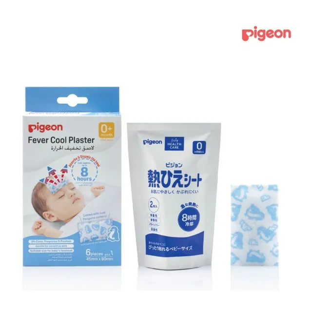 Pigeon Fever Cool Plaster For Baby'S Forehead - Pack of 6