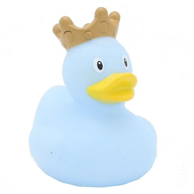 Lilalu  Bath Toy Duck With Crown - Light Blue