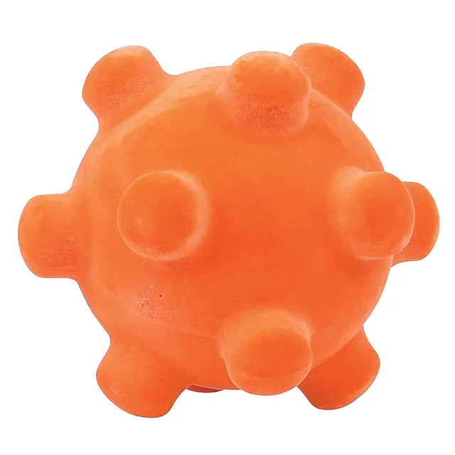 Rubbabu Sensory Ball Large 4 Naval Mine - Orange