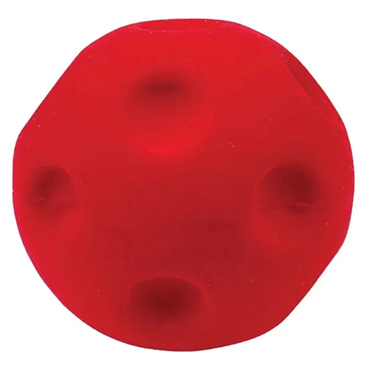 Rubbabu Sensory Ball Large 4 Crater - Red