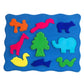 Rubbabu Soft Toy-3D Shape Sorter Animal Shapes