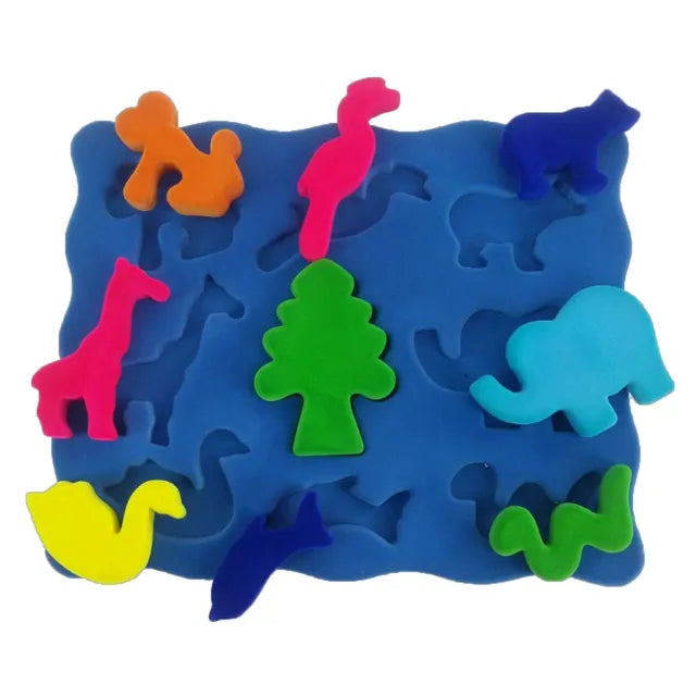 Rubbabu Soft Toy-3D Shape Sorter Animal Shapes