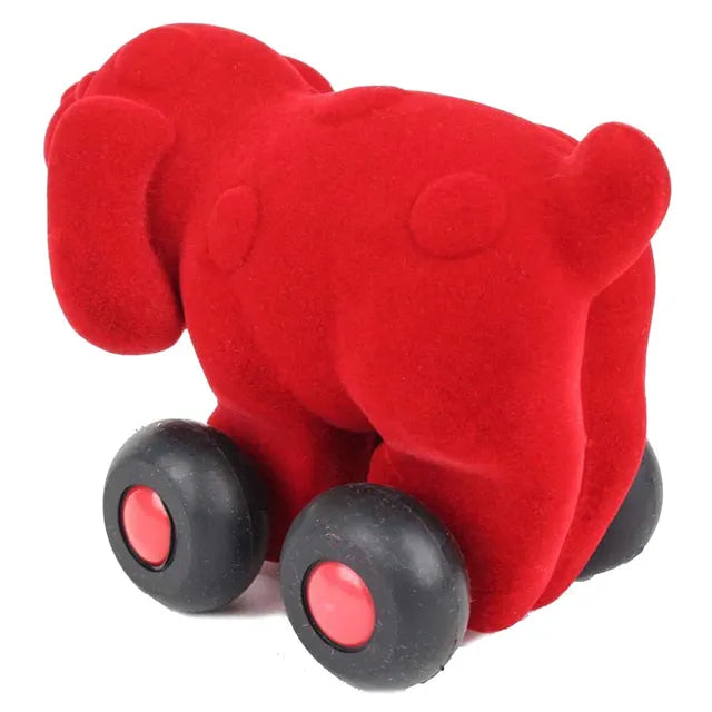 Rubbabu Aniwheelies Dog Small - Red