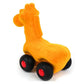 Rubbabu Aniwheelies Giraffe Small - Warm Yellow