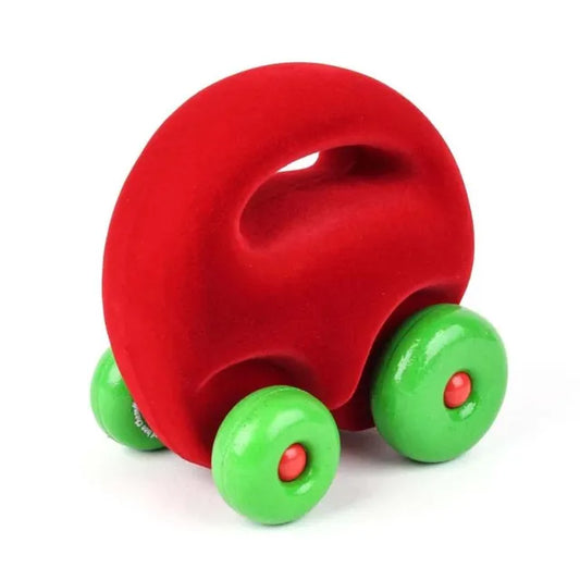 Rubbabu Soft Baby Toy Original Mascot Car - Red